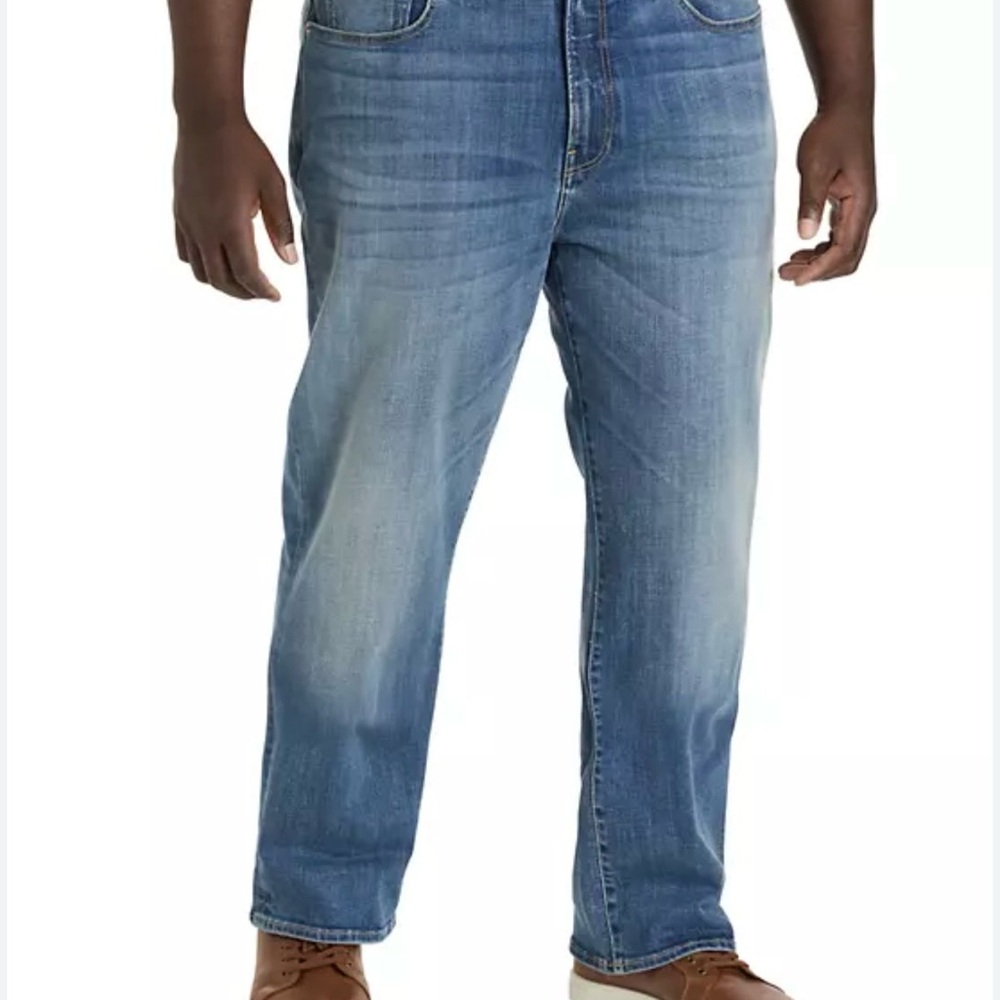 Lucky Brand Men's Mid Blue Straight Jeans